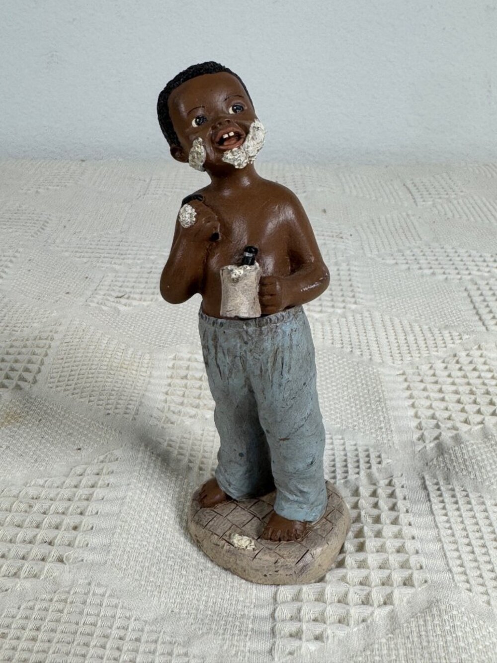 All Gods Children Martha Holcombe Root Figurine Boy James 31 Dads Shaving Cream